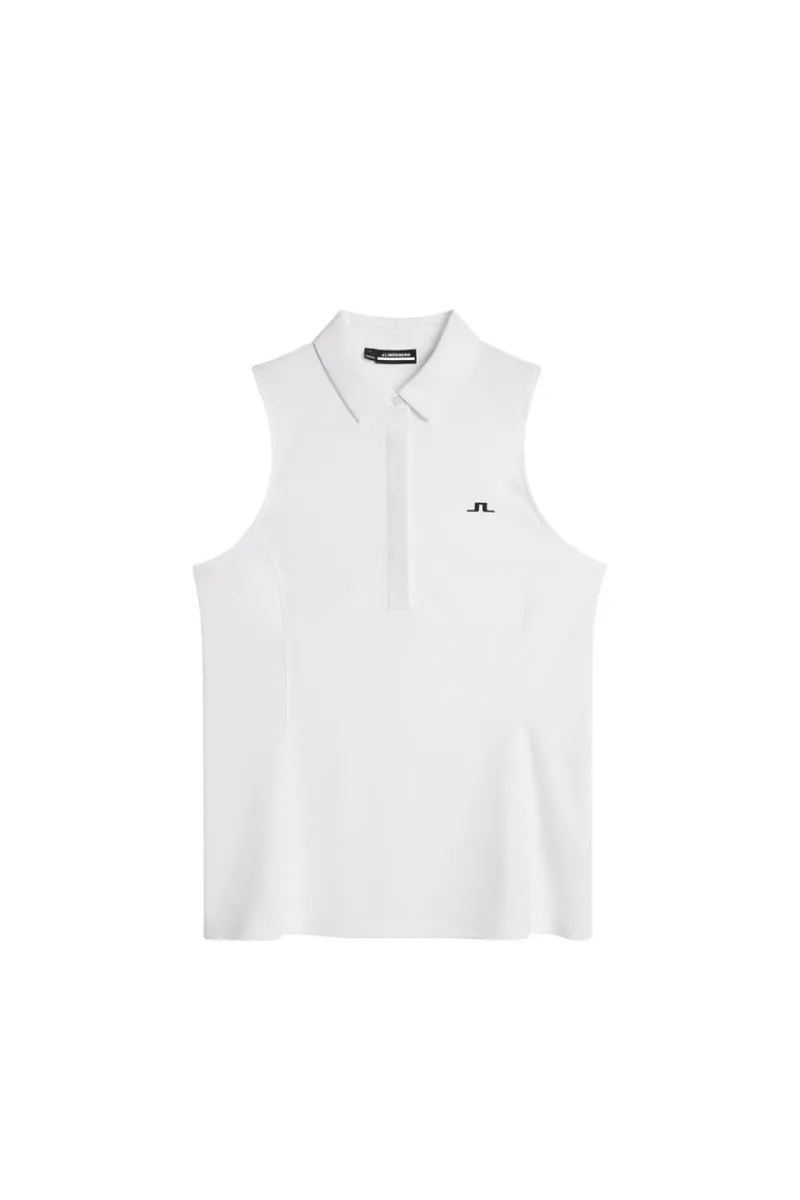 Golf | Linnen-J.Lindeberg Dena Sleeveless Top White