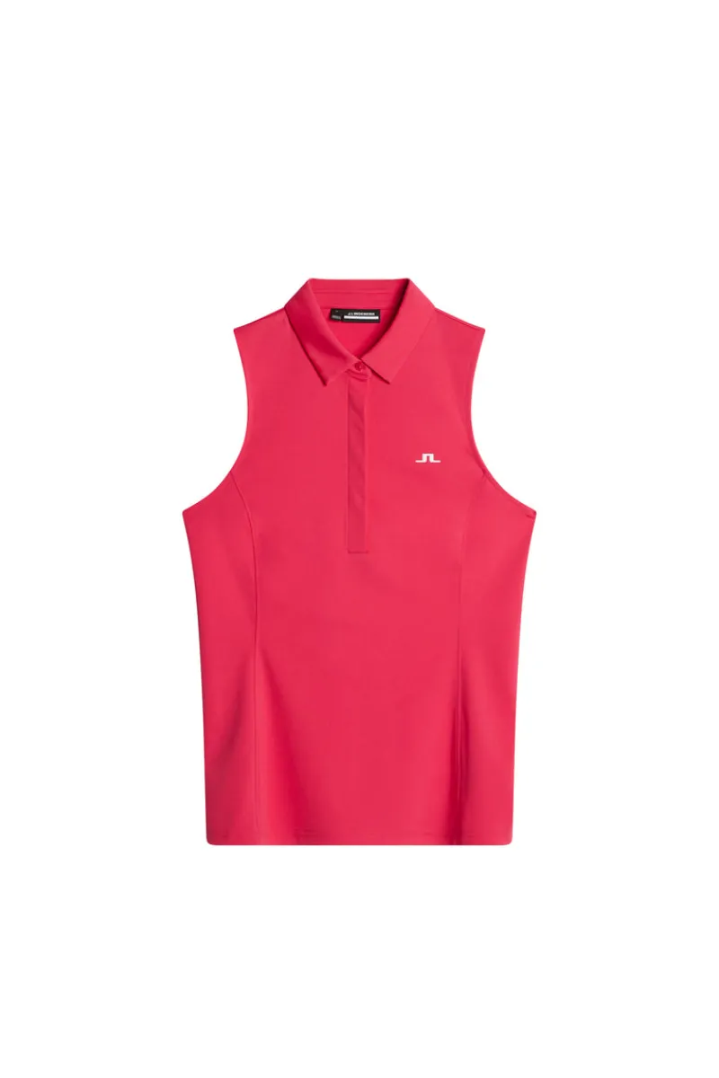 Golf | Linnen-J.Lindeberg Dena Sleeveless Top Azalea