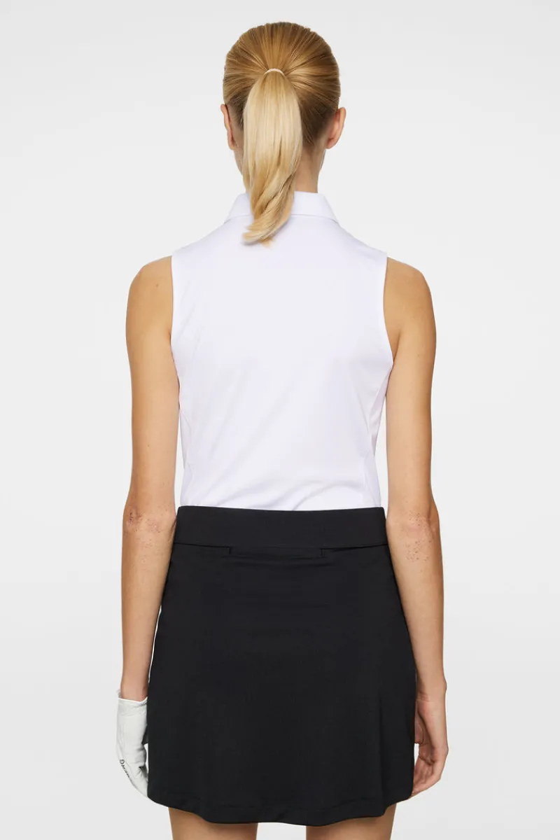 Golf | Linnen-J.Lindeberg Dena Sleeveless Top White