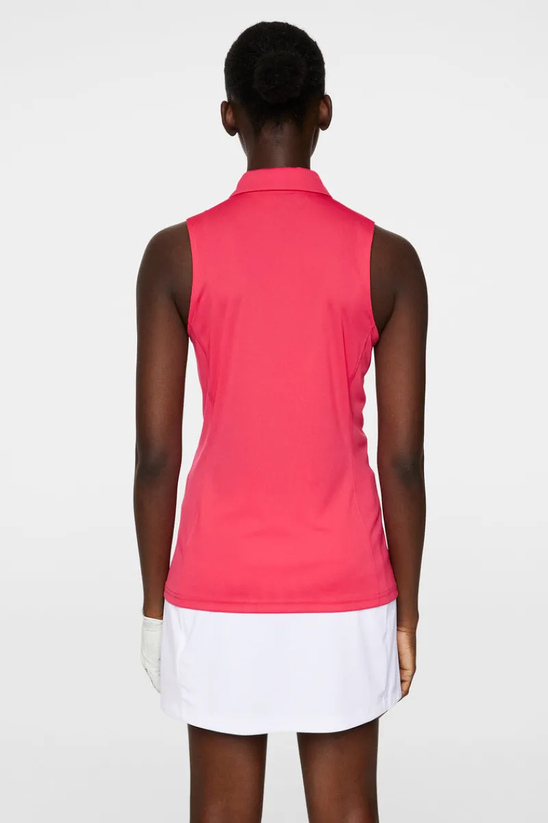 Golf | Linnen-J.Lindeberg Dena Sleeveless Top Azalea