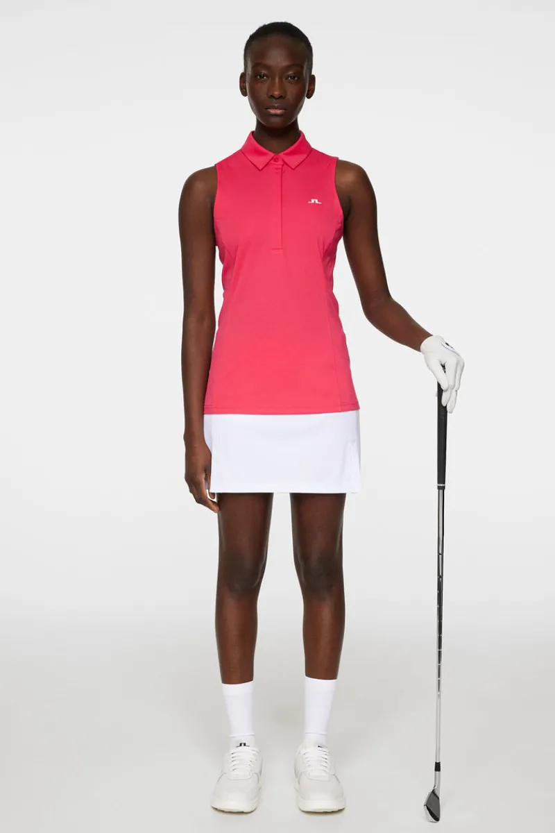 Golf | Linnen-J.Lindeberg Dena Sleeveless Top Azalea