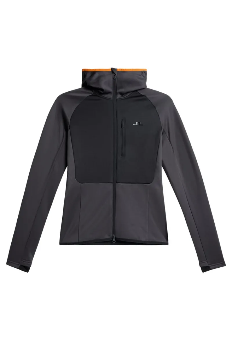 Ski | Bas & Mellanlager-J.Lindeberg Elana Full Zip Hood Asphalt