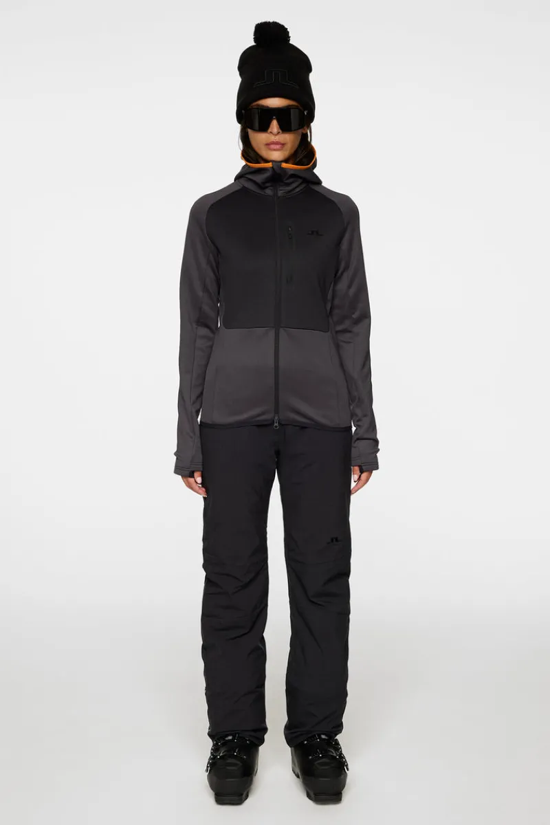 Ski | Bas & Mellanlager-J.Lindeberg Elana Full Zip Hood Asphalt