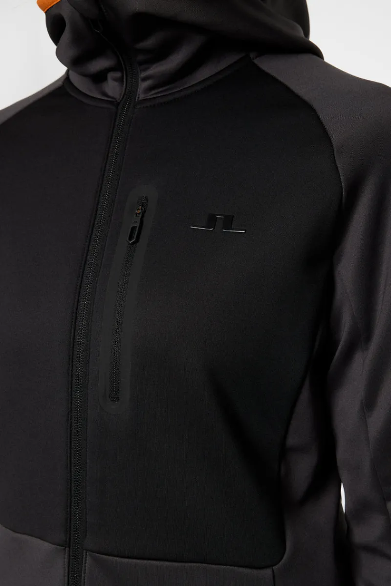 Ski | Bas & Mellanlager-J.Lindeberg Elana Full Zip Hood Asphalt