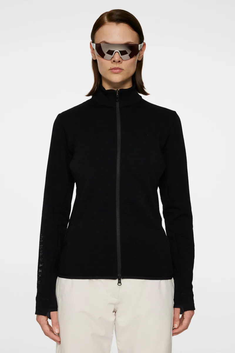 Ski | Bas & Mellanlager-J.Lindeberg Emeliz Merino Mid Layer Black