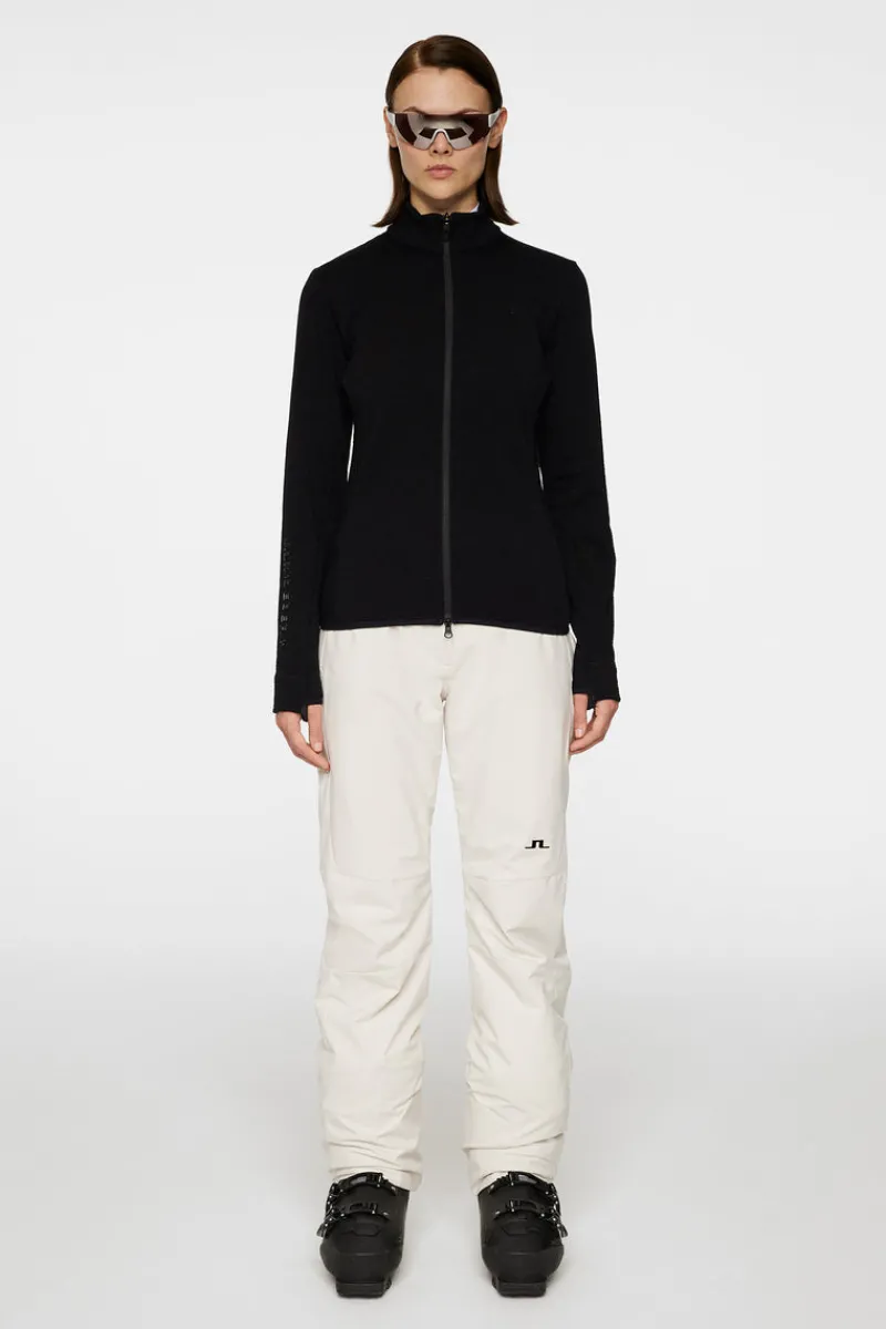 Ski | Bas & Mellanlager-J.Lindeberg Emeliz Merino Mid Layer Black
