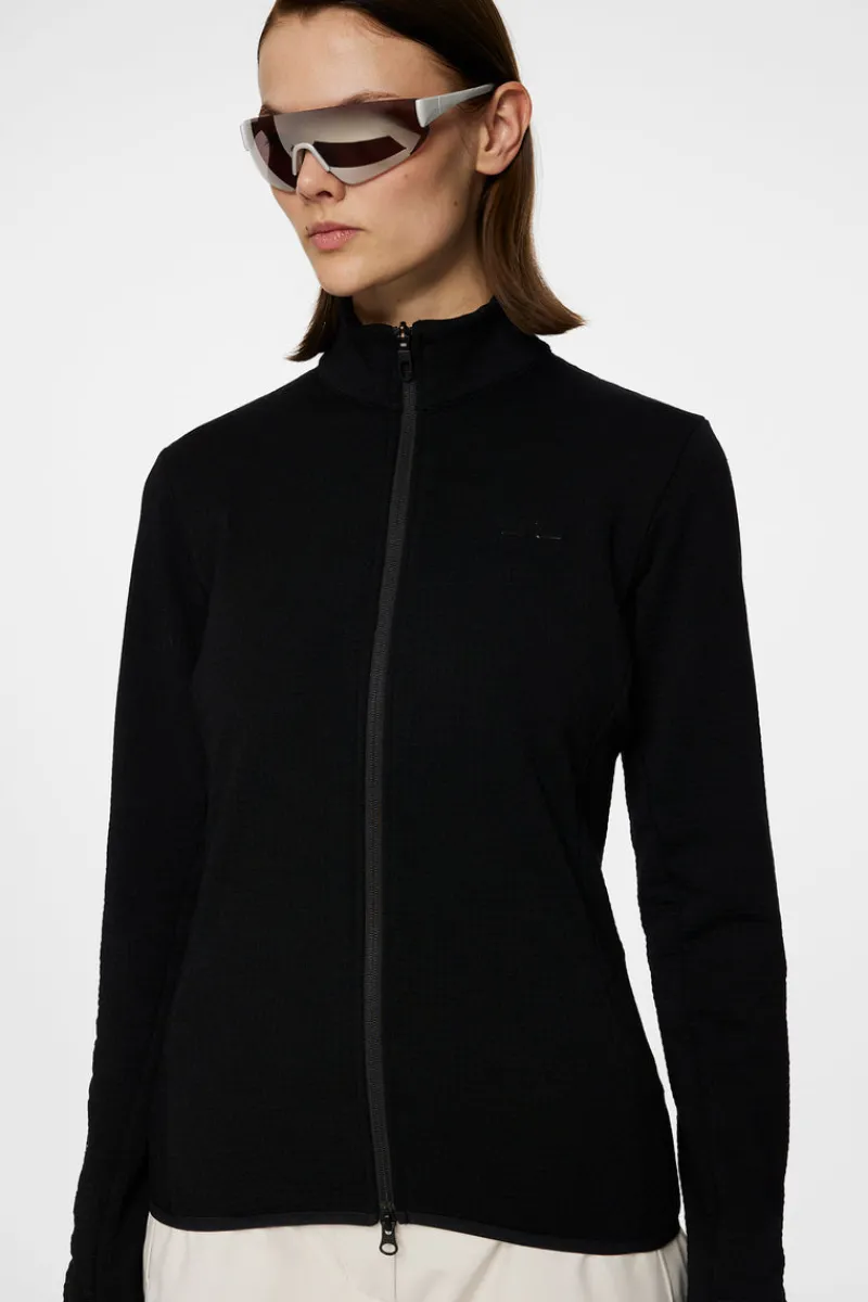 Ski | Bas & Mellanlager-J.Lindeberg Emeliz Merino Mid Layer Black