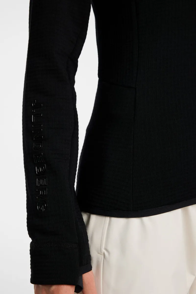 Ski | Bas & Mellanlager-J.Lindeberg Emeliz Merino Mid Layer Black