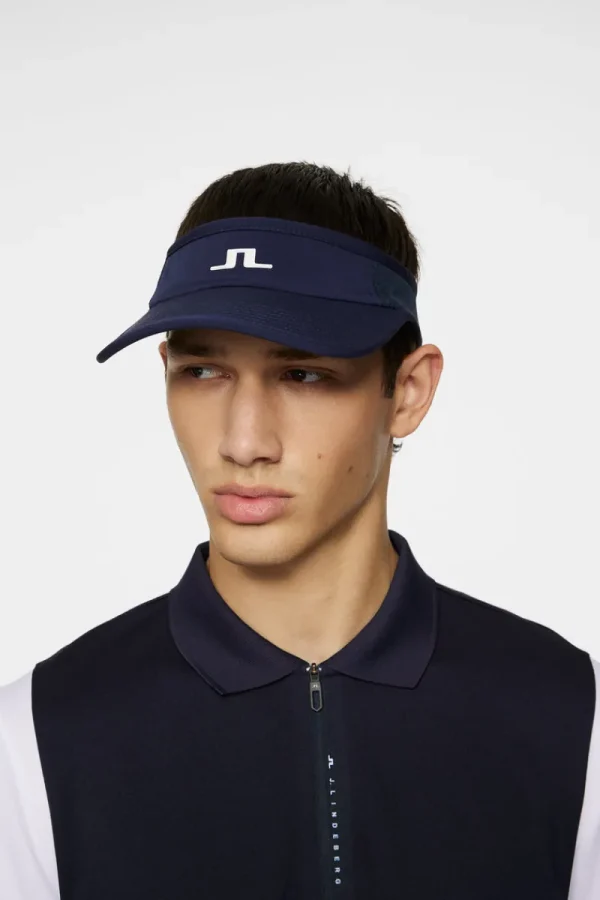 Golf | Golfkepsar-J.Lindeberg Gain visor JL Navy
