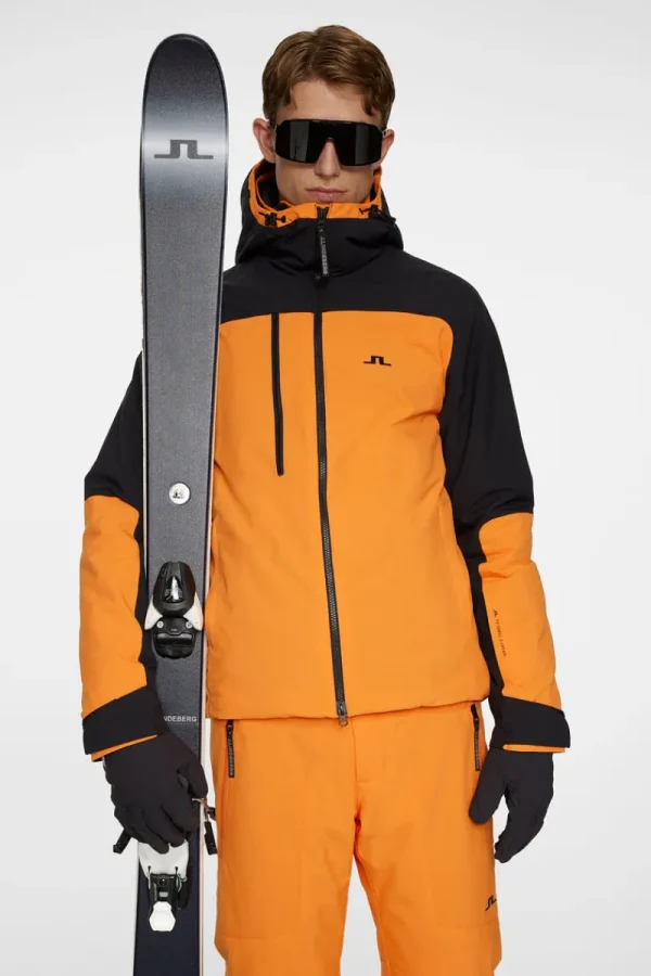 Ski | Jackor-J.Lindeberg Gary Jacket Persimmon Orange