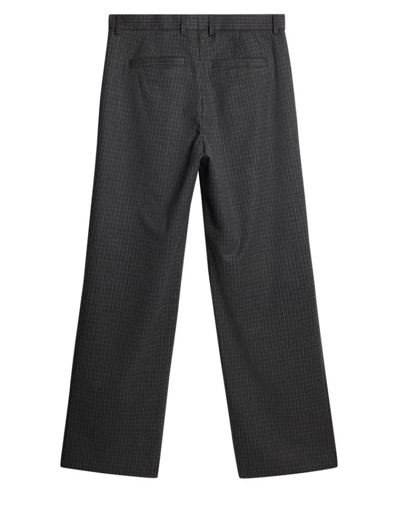 Byxor | Underdelar-J.Lindeberg Gaspard Wool Ripstop Pants Lava Smoke