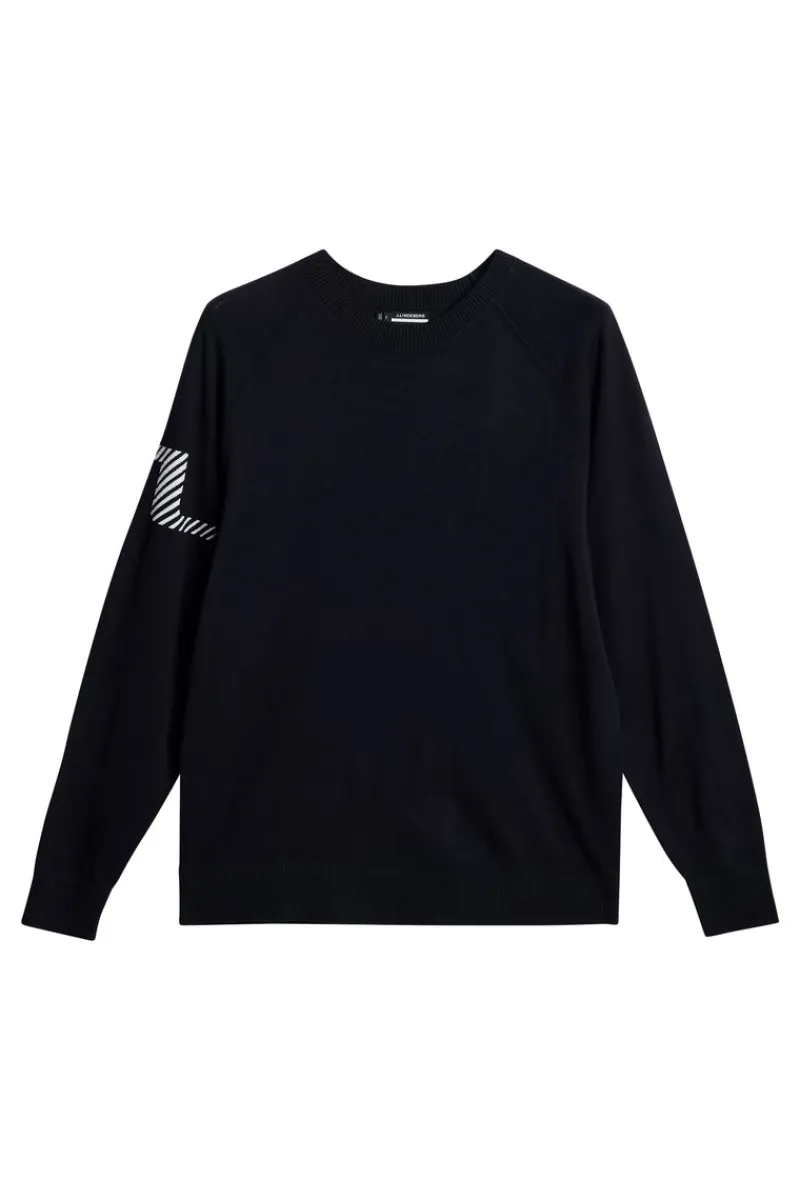 Golf | Stickat-J.Lindeberg Heath Knitted Sweater JL Navy