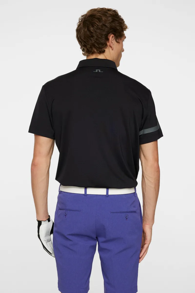 Golf | Pikétröjor-J.Lindeberg Heath Polo Black