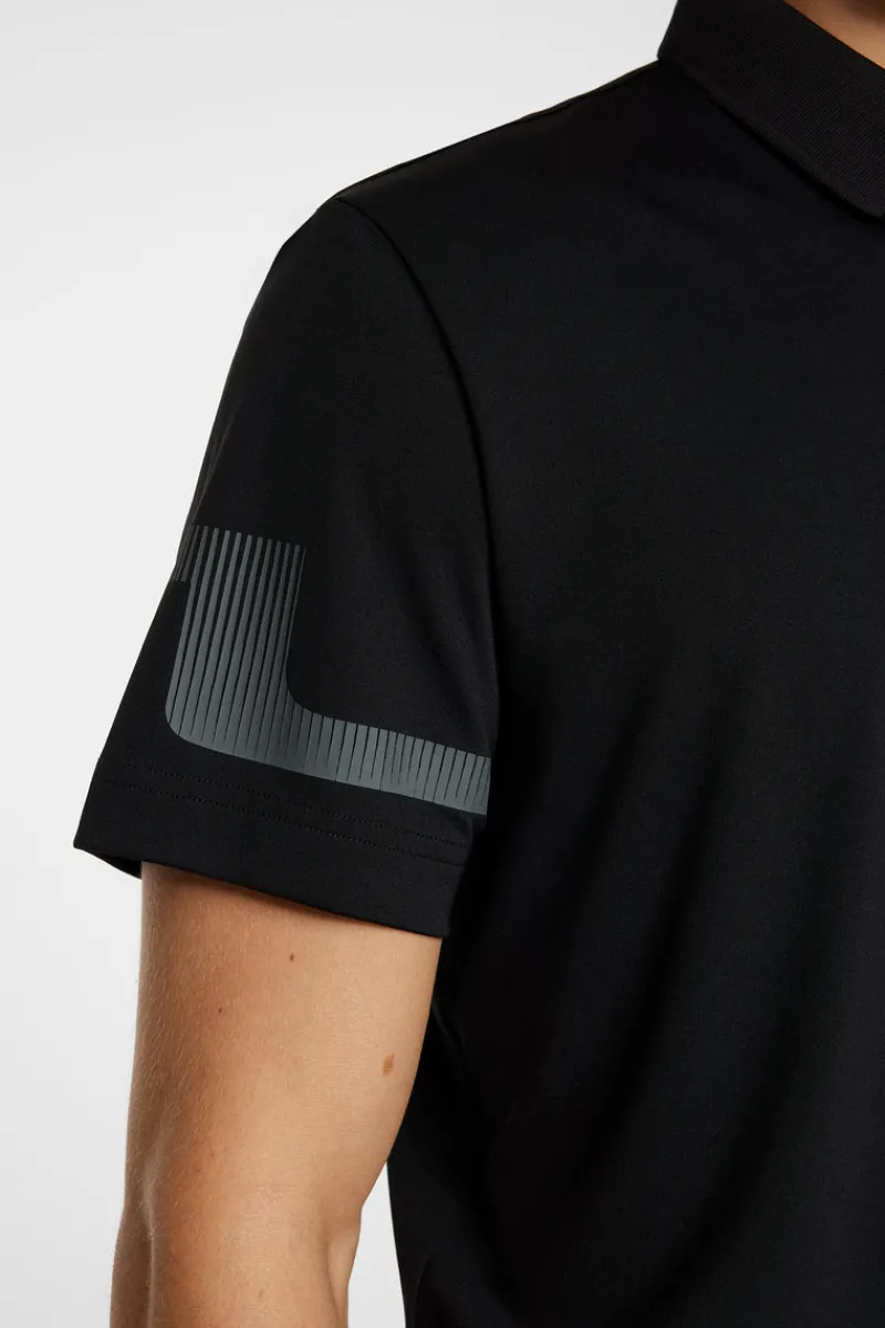Golf | Pikétröjor-J.Lindeberg Heath Polo Black