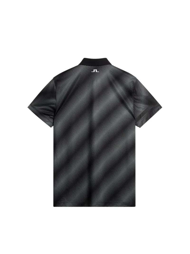 Golf | Pikétröjor-J.Lindeberg Heath Print Polo Comb Black M