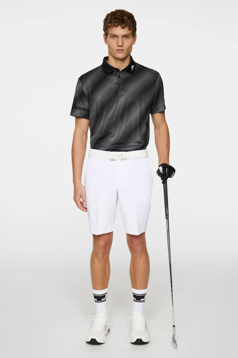 Golf | Pikétröjor-J.Lindeberg Heath Print Polo Comb Black M