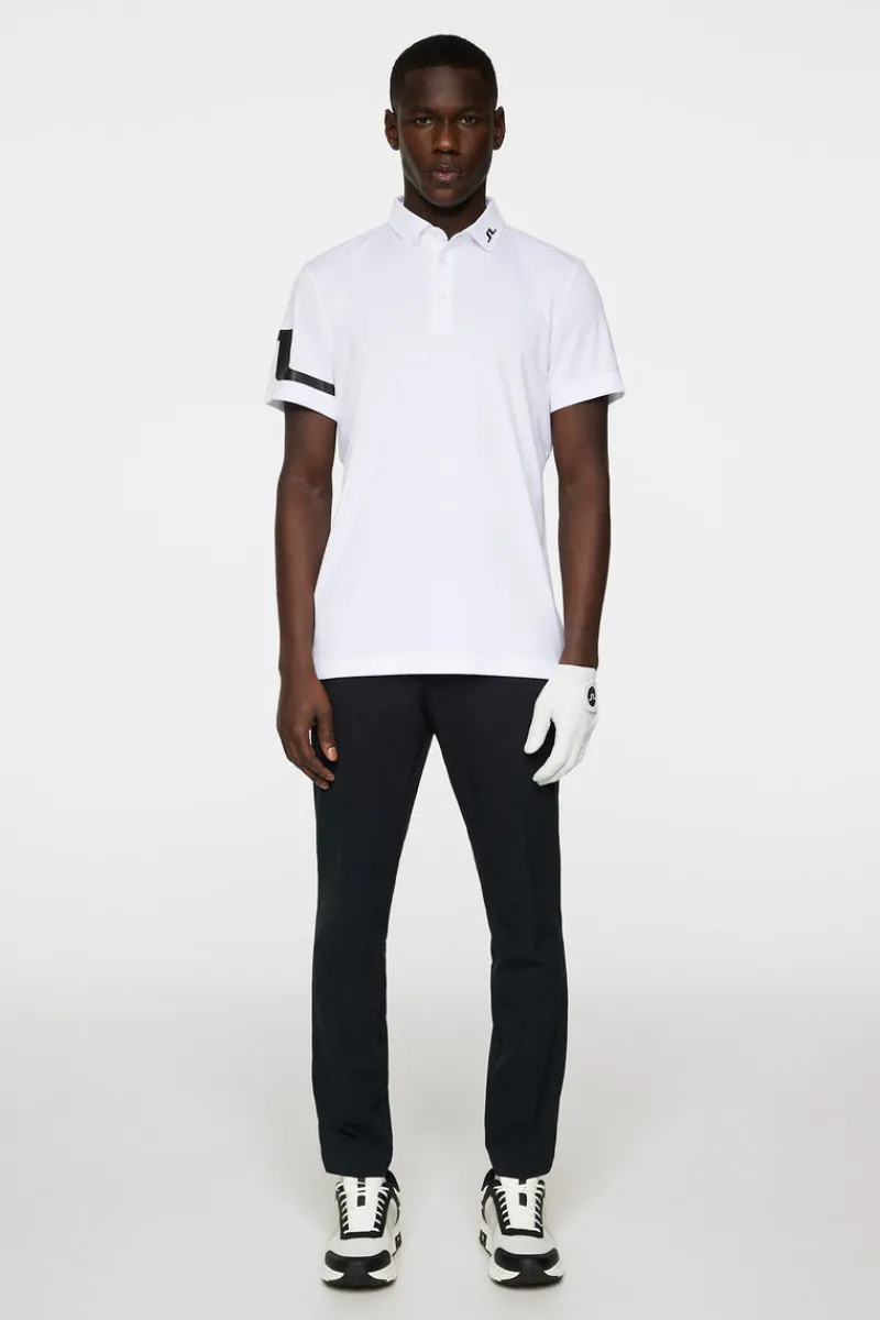 Golf | Pikétröjor-J.Lindeberg Heath Regular Fit Golf Polo White
