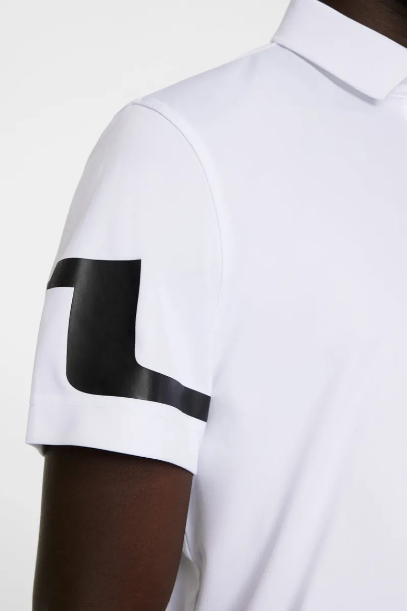 Golf | Pikétröjor-J.Lindeberg Heath Regular Fit Golf Polo White