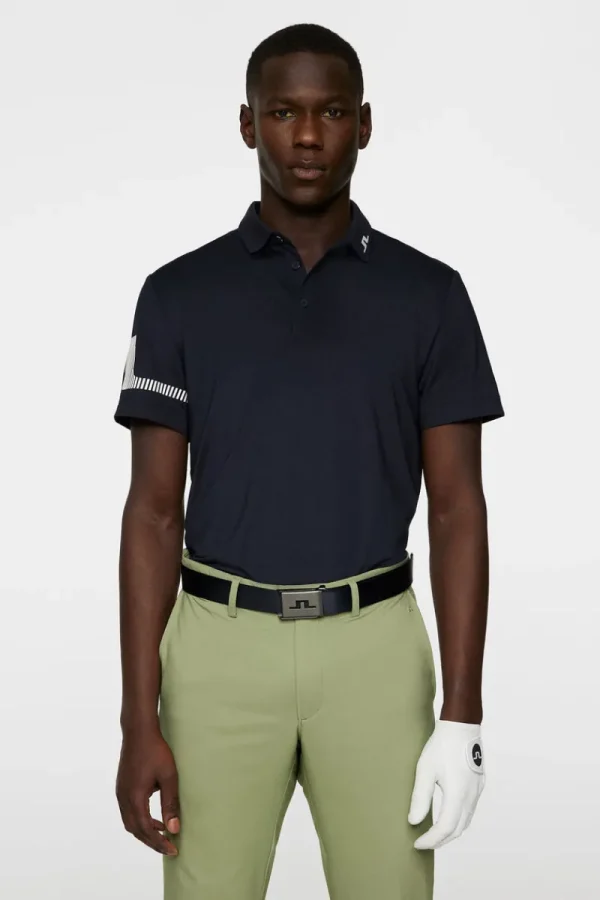 Golf | Pikétröjor-J.Lindeberg Heath Strike Polo JL Navy