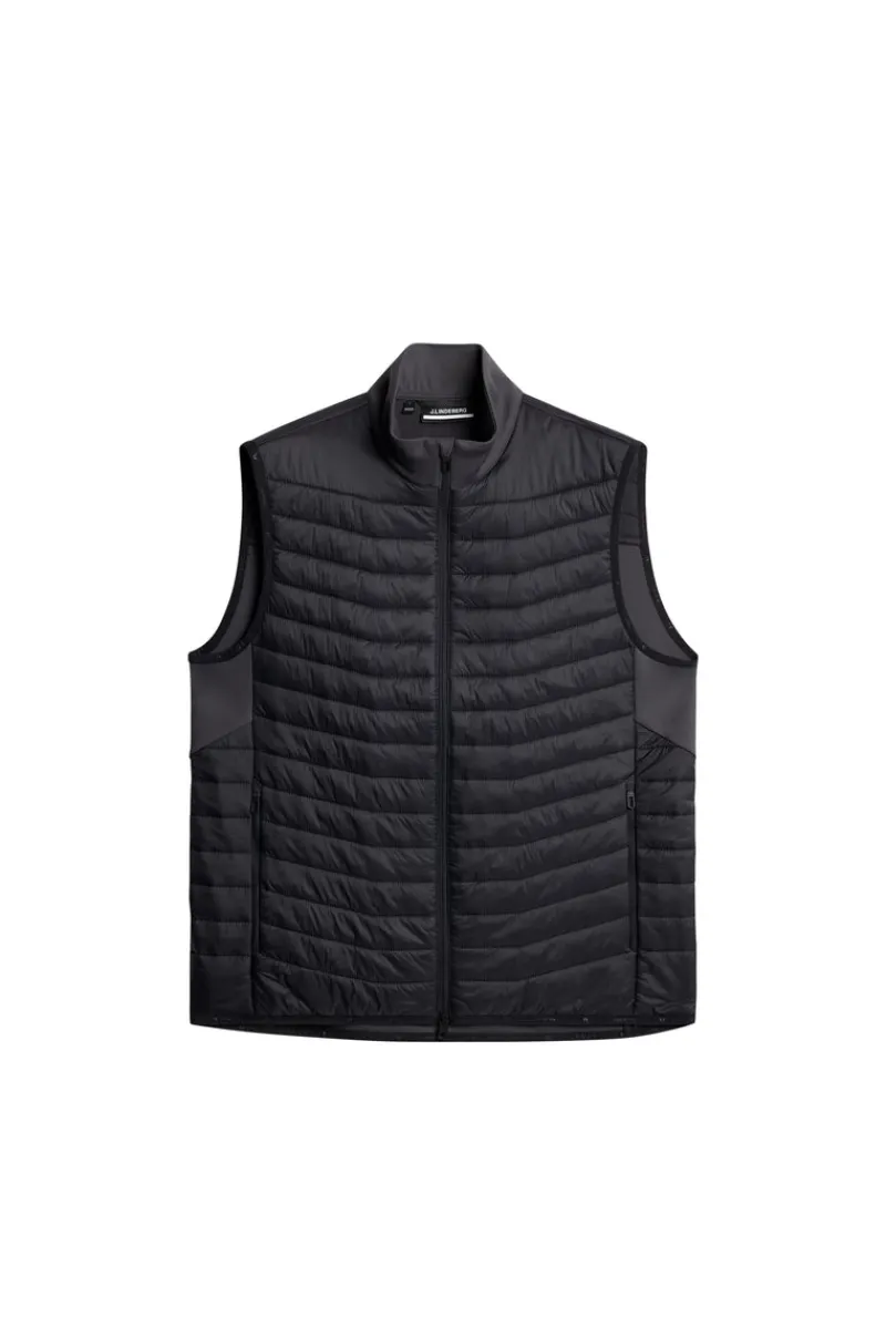 Golf | Ski-J.Lindeberg Holden Quilt Hybrid Vest Asphalt