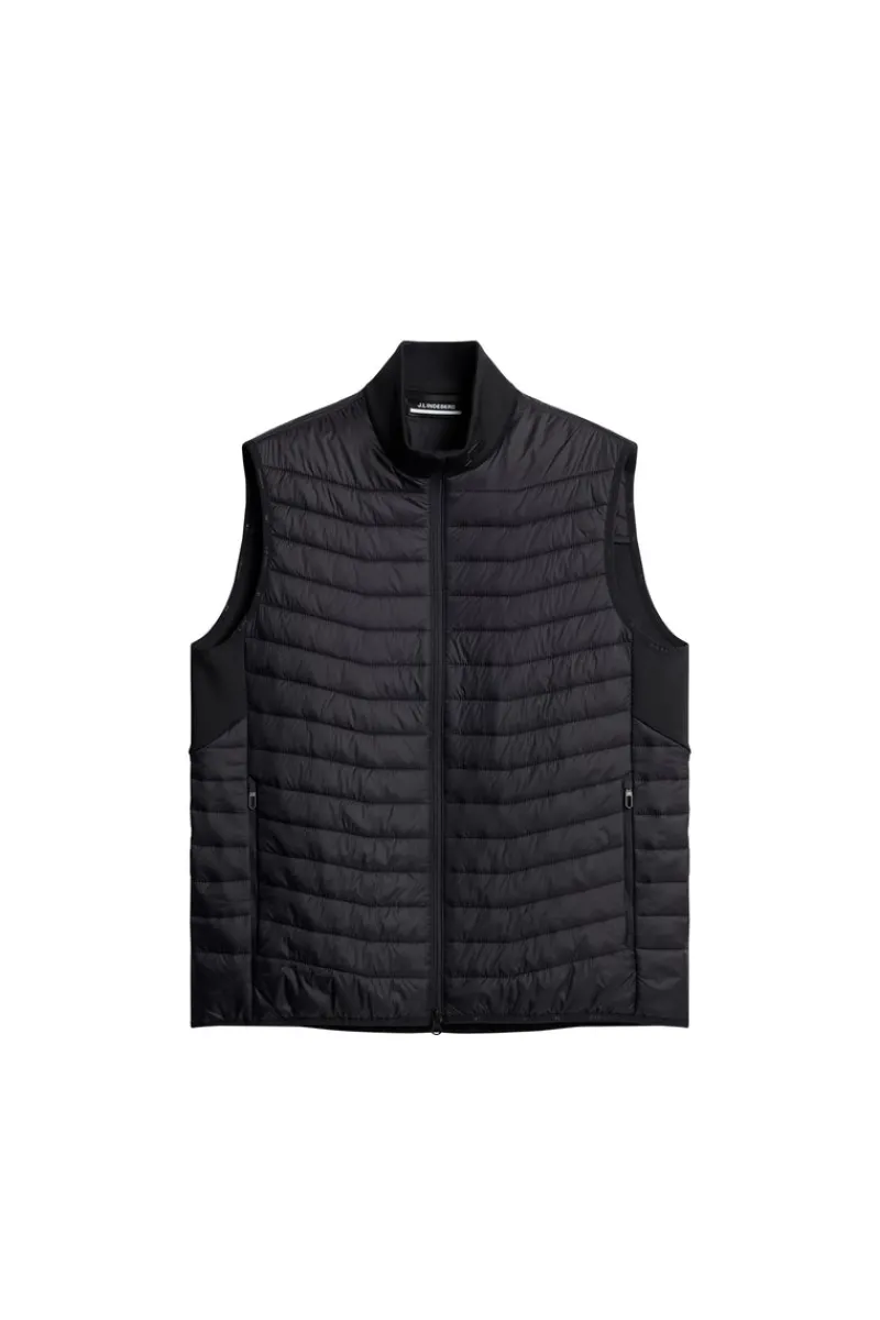 Golf | Ski-J.Lindeberg Holden Quilt Hybrid Vest Black