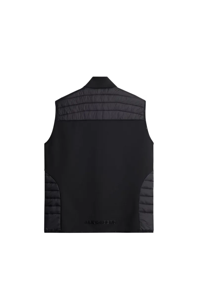 Golf | Ski-J.Lindeberg Holden Quilt Hybrid Vest Black