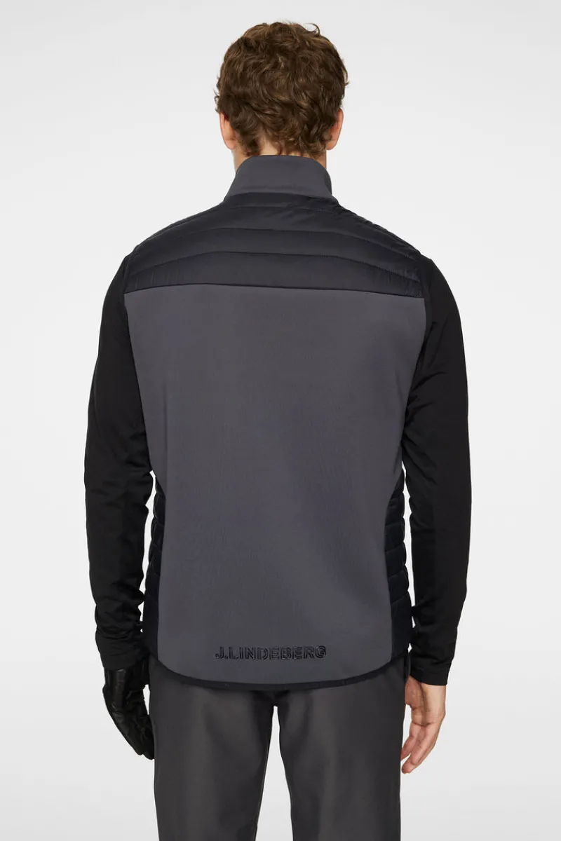 Golf | Ski-J.Lindeberg Holden Quilt Hybrid Vest Asphalt