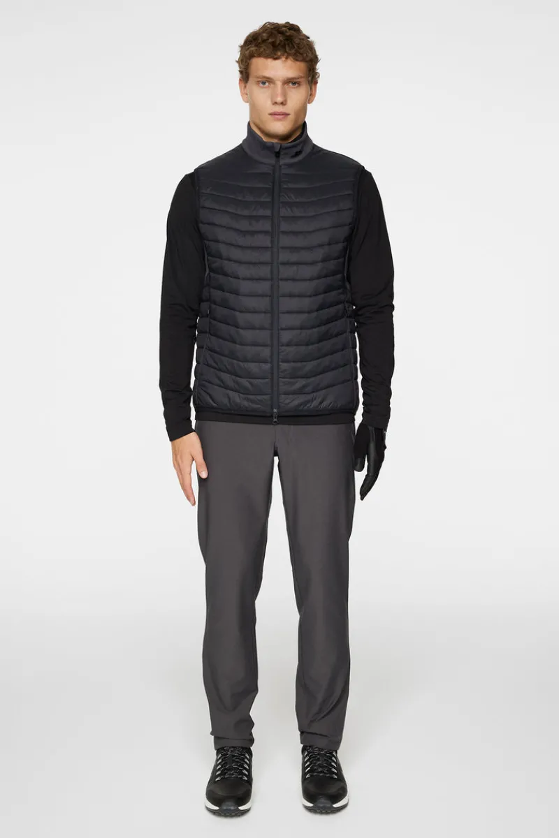 Golf | Ski-J.Lindeberg Holden Quilt Hybrid Vest Asphalt