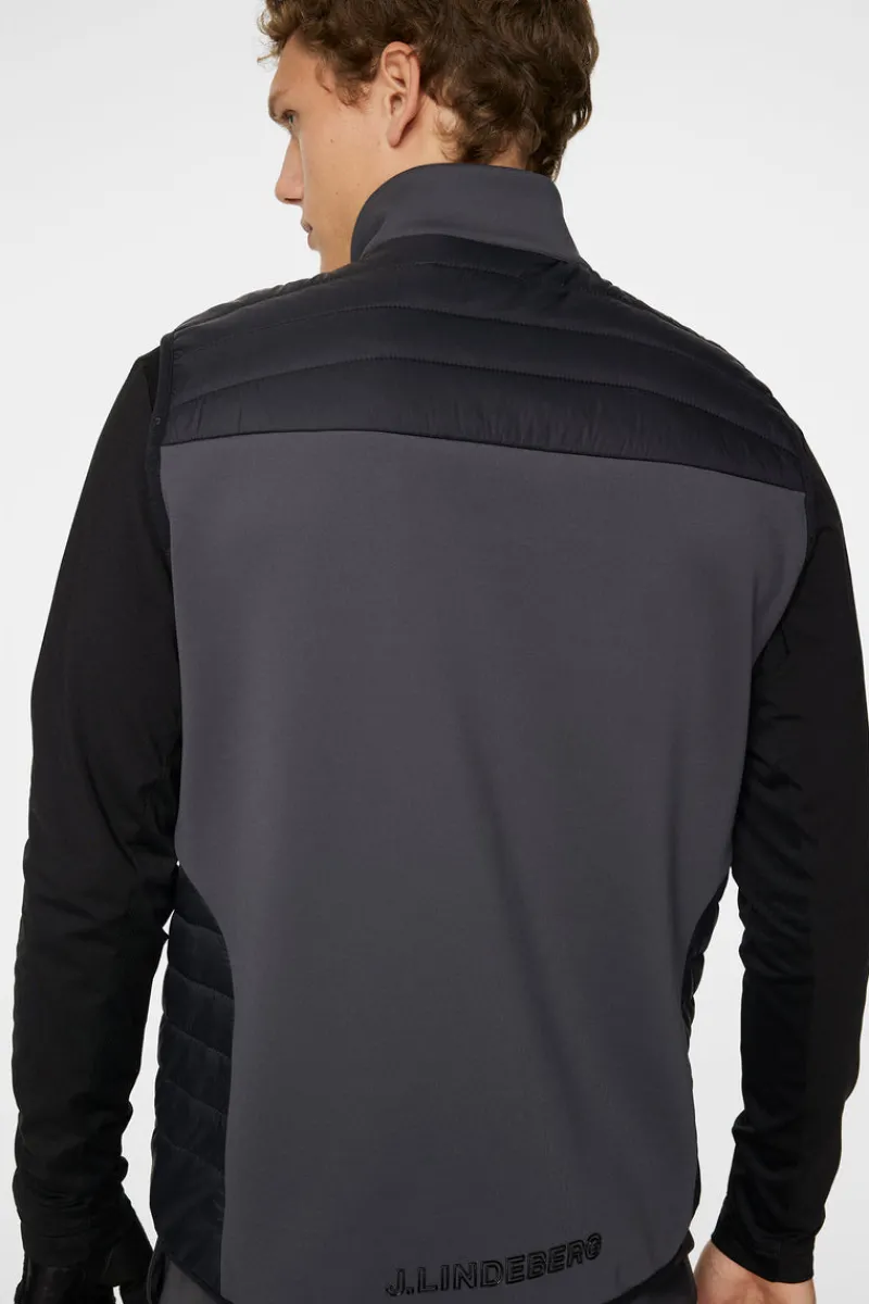 Golf | Ski-J.Lindeberg Holden Quilt Hybrid Vest Asphalt