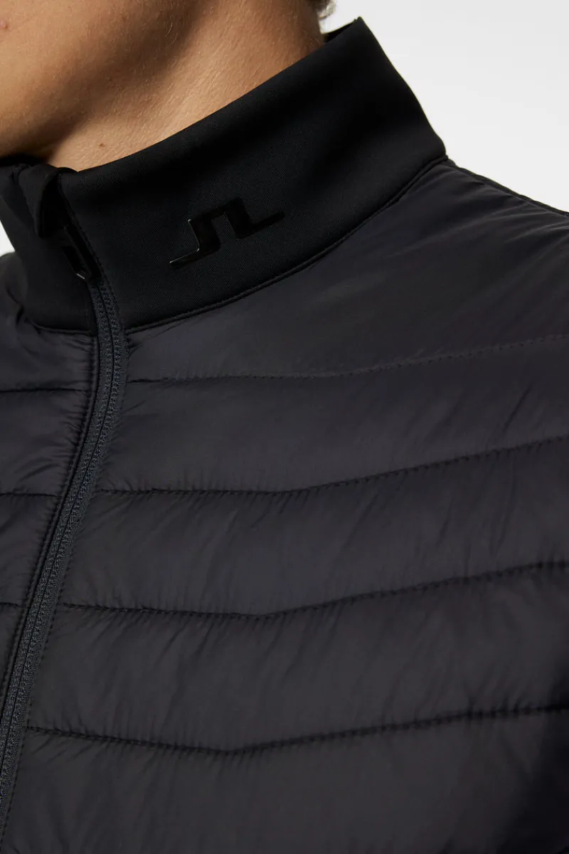 Golf | Ski-J.Lindeberg Holden Quilt Hybrid Vest Black