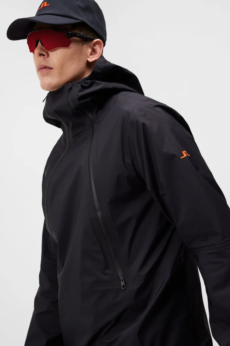 Jackor | Active-J.Lindeberg Isan Pro Pack Jacket Black