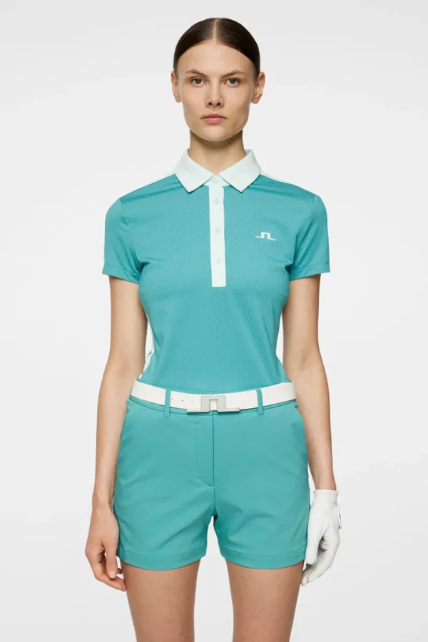 Golf | Överdelar-J.Lindeberg Jada Polo Teal