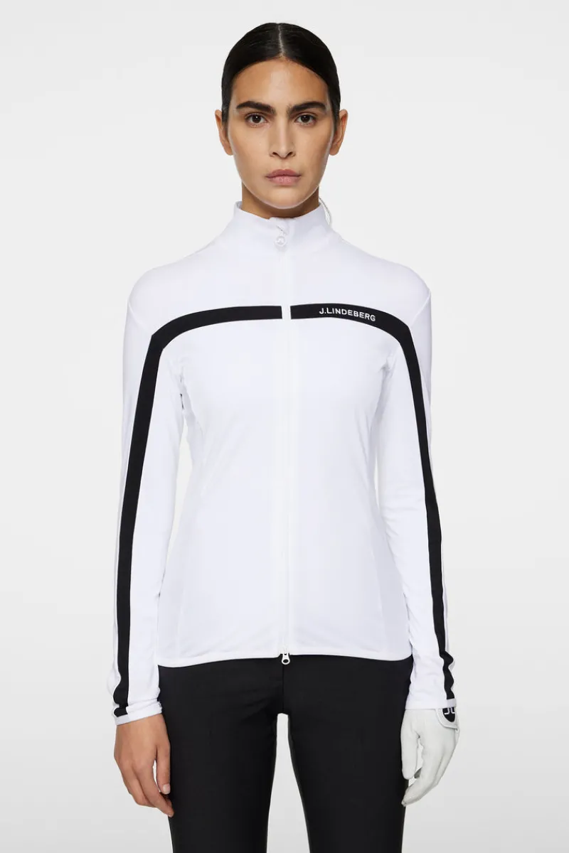 Golf | Bas- Och Mellanlager-J.Lindeberg Janice Mid Layer White