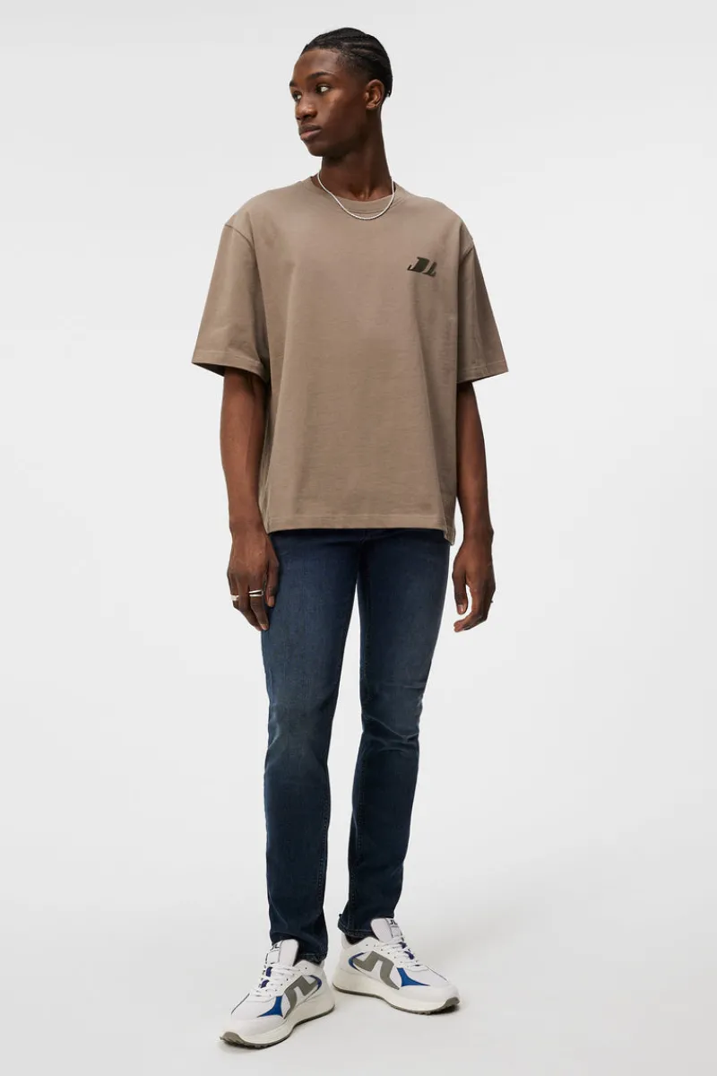 Byxor | Underdelar-J.Lindeberg Jay Active BlueBlack Jeans Dark Blue