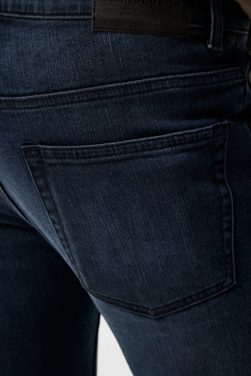 Byxor | Underdelar-J.Lindeberg Jay Active BlueBlack Jeans Dark Blue