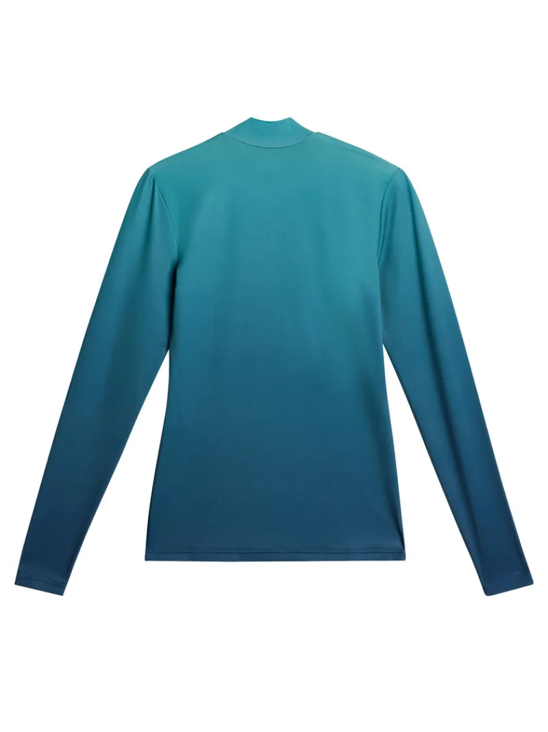 Golf | Bas- Och Mellanlager-J.Lindeberg Kate Compression Top Spectrum Fade Teal L