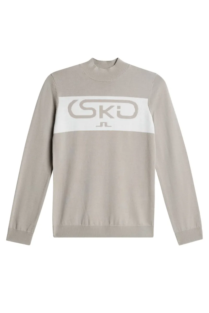 Ski | Toppar-J.Lindeberg Kelby Knitted Sweater Moonbeam