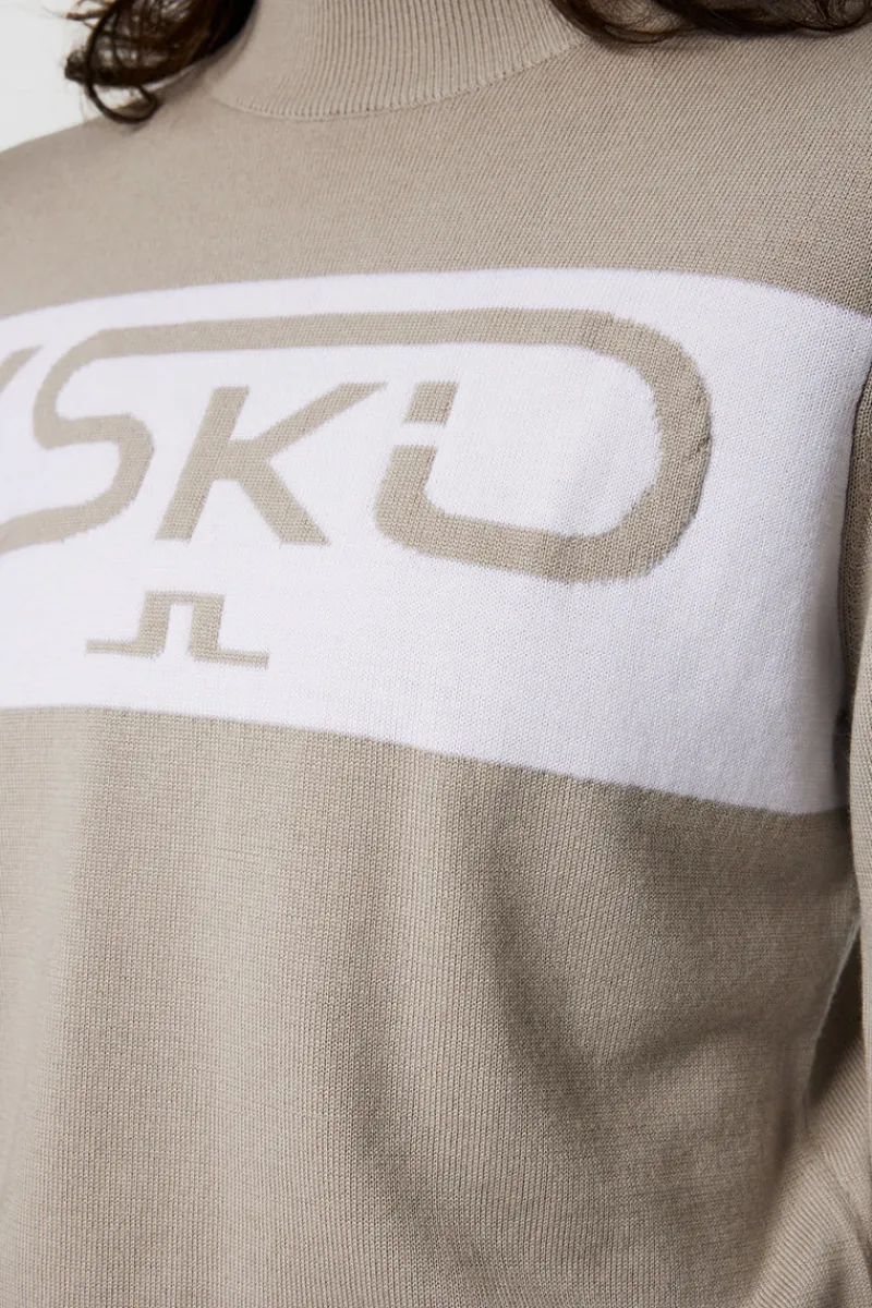 Ski | Toppar-J.Lindeberg Kelby Knitted Sweater Moonbeam