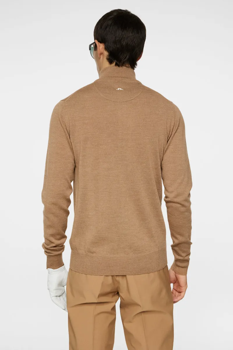 Golf | Stickat-J.Lindeberg Kian Zipped Sweater Tigers Eye