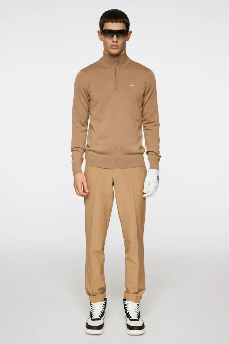 Golf | Stickat-J.Lindeberg Kian Zipped Sweater Tigers Eye