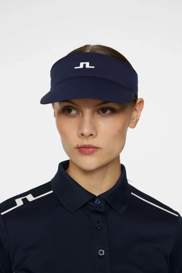 Golf | Golfkepsar-J.Lindeberg Kim Visor JL Navy