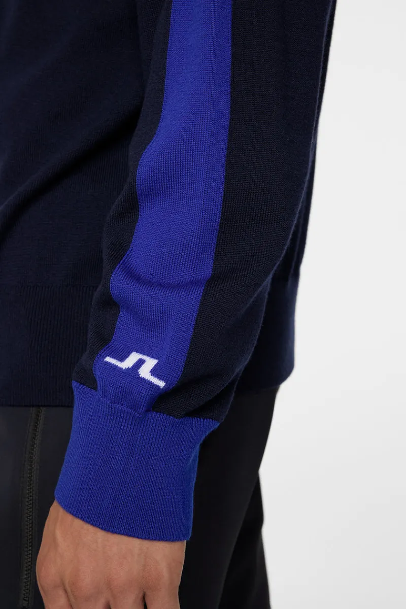 Ski | Stickat-J.Lindeberg Kirby Knitted Sweater JL Navy