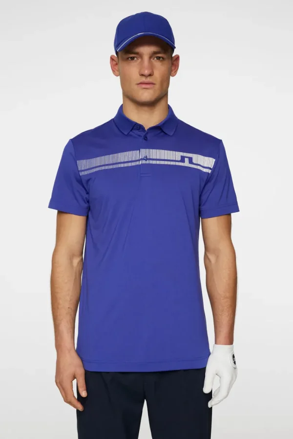 Golf | Pikétröjor-J.Lindeberg Klas Polo Clematis Blue