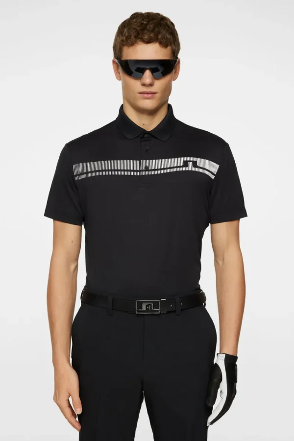 Golf | Pikétröjor-J.Lindeberg Klas Polo Black