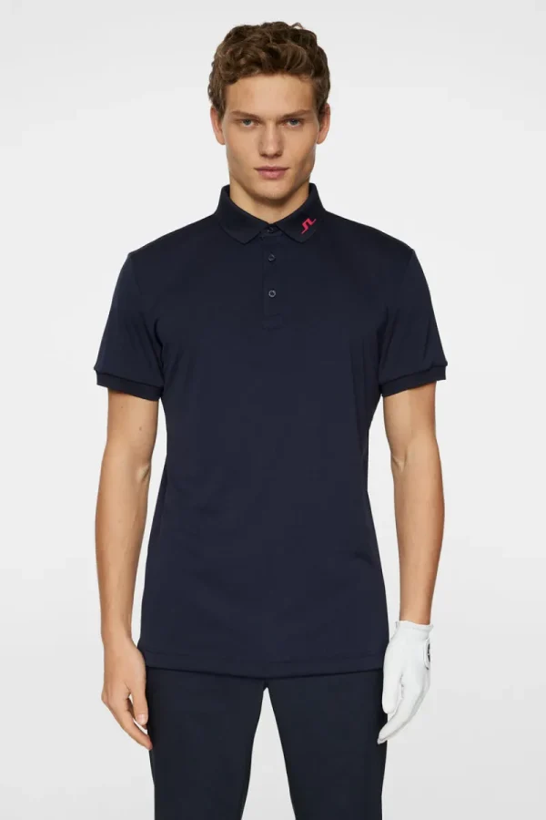 Golf | Pikétröjor-J.Lindeberg KV Print Polo Tour Geo Navy S