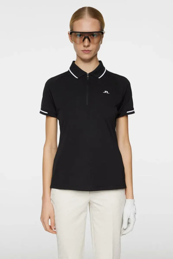 Golf | Överdelar-J.Lindeberg Lee Polo Black