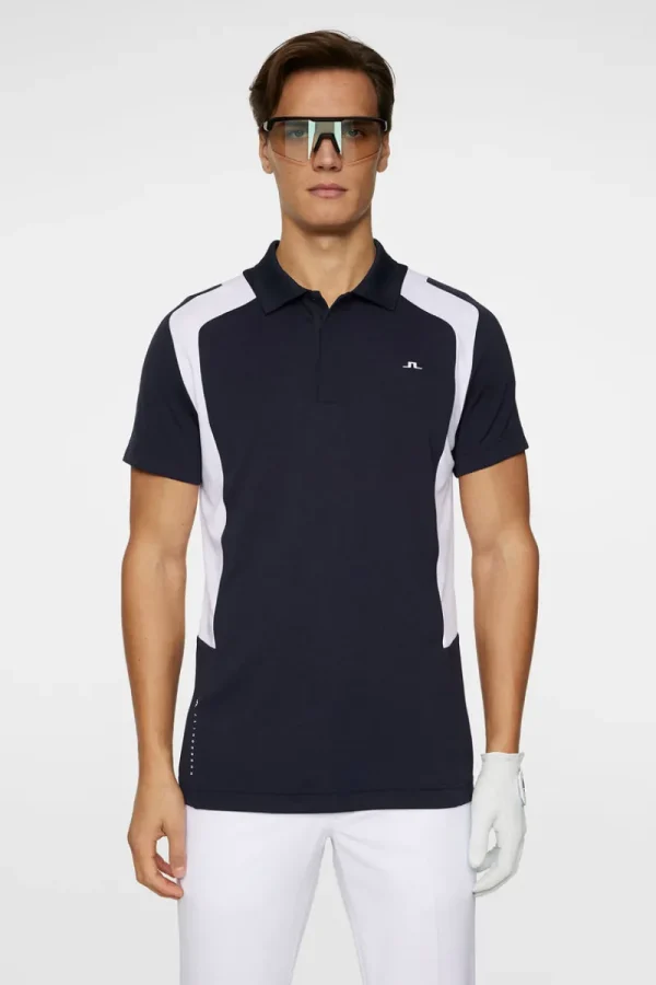 Golf | Pikétröjor-J.Lindeberg Legacy Polo JL Navy