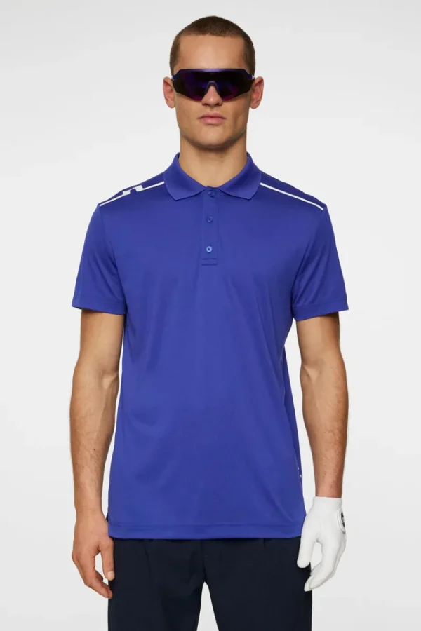 Golf | Pikétröjor-J.Lindeberg Lionel Polo Clematis Blue