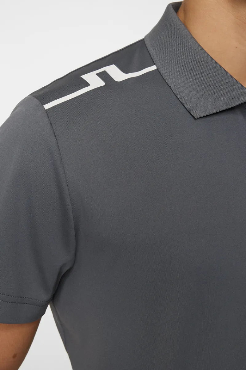Golf | Pikétröjor-J.Lindeberg Lionel Polo Lava Smoke