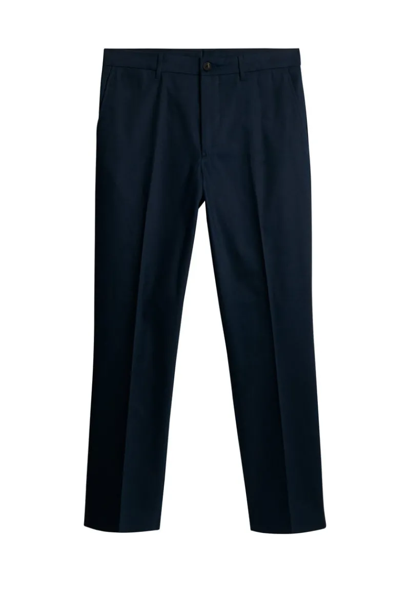 Byxor | Underdelar-J.Lindeberg Lois T Cotton Twill Pant JL Navy